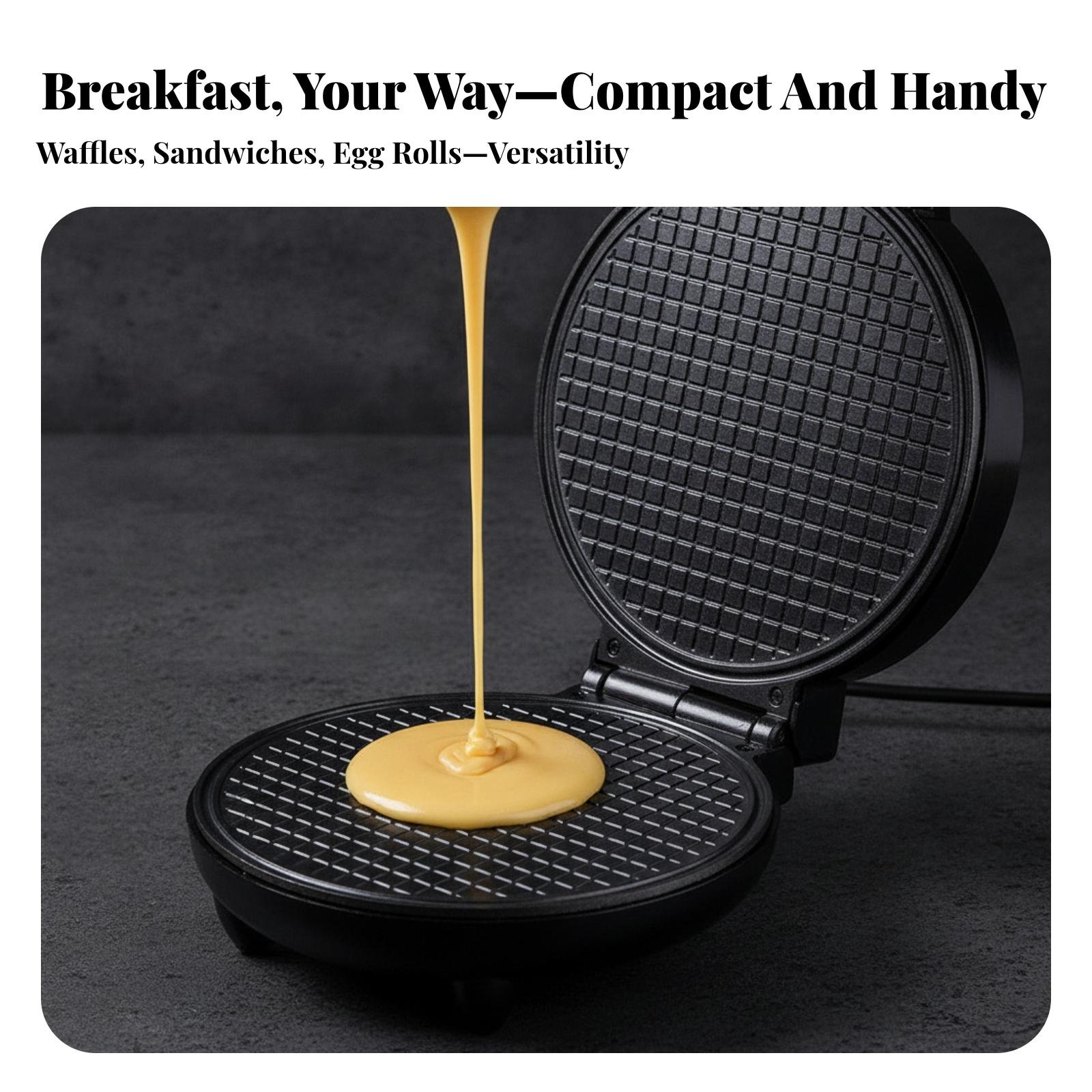 Waffle Cone Maker - Stainless Steel Electric Cone Maker Baking