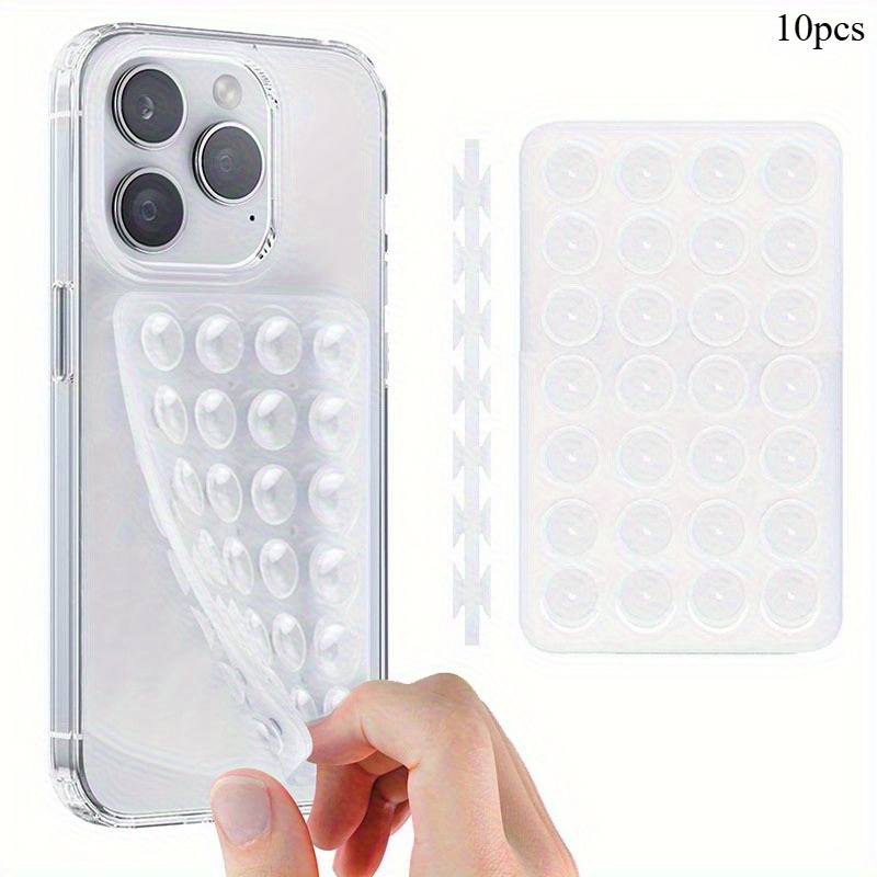 Taco Stand Holder - 10Pcs Double-Sided Silicone Suction Phone Holder