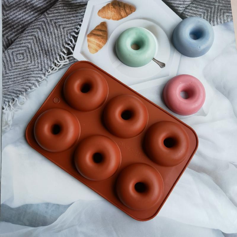 New#6 Holes Silicone Donut Mol - Donut Mold Silicone 评论和价格