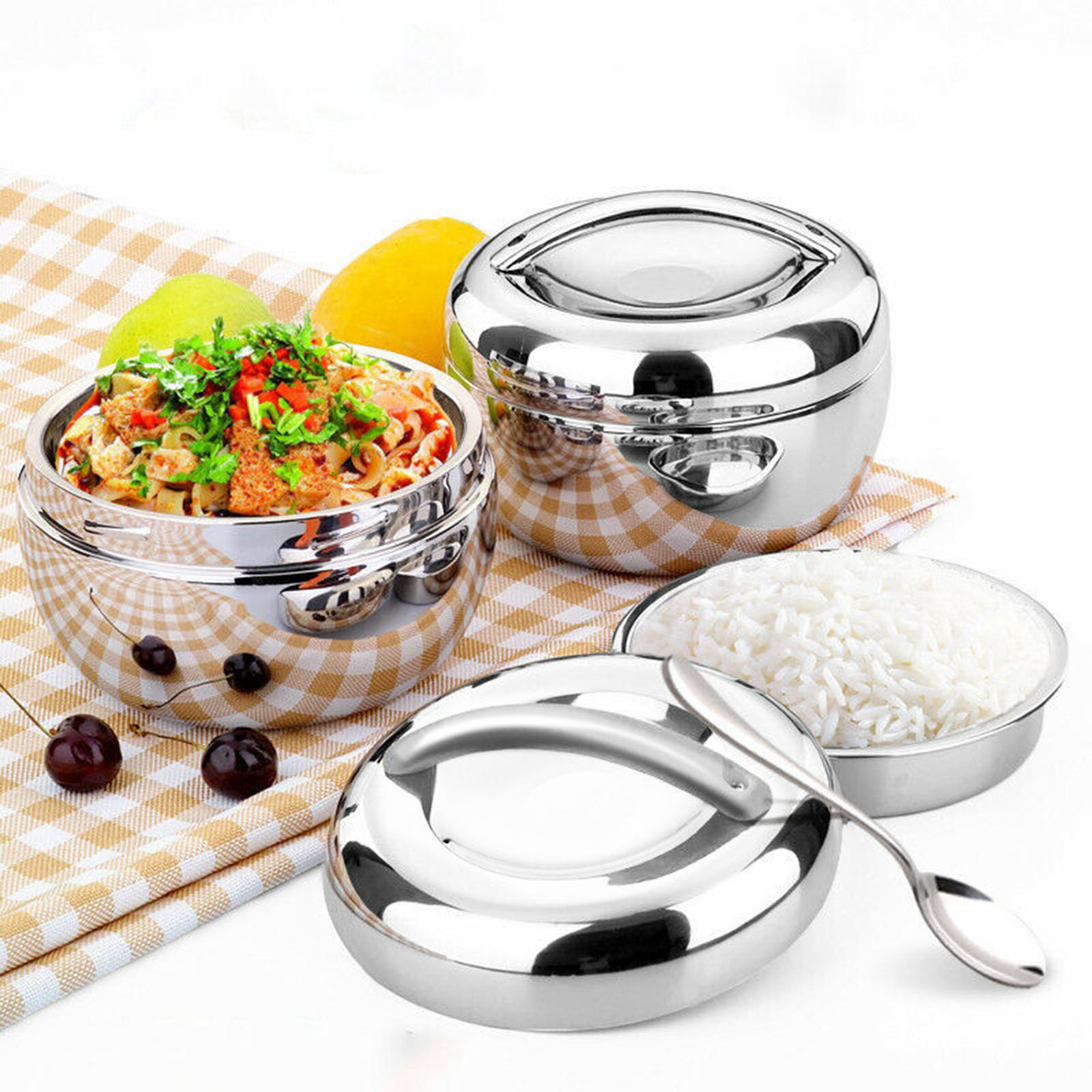 Stainless Steel Insulated Ther - Dim Sum Basket 评论和价格