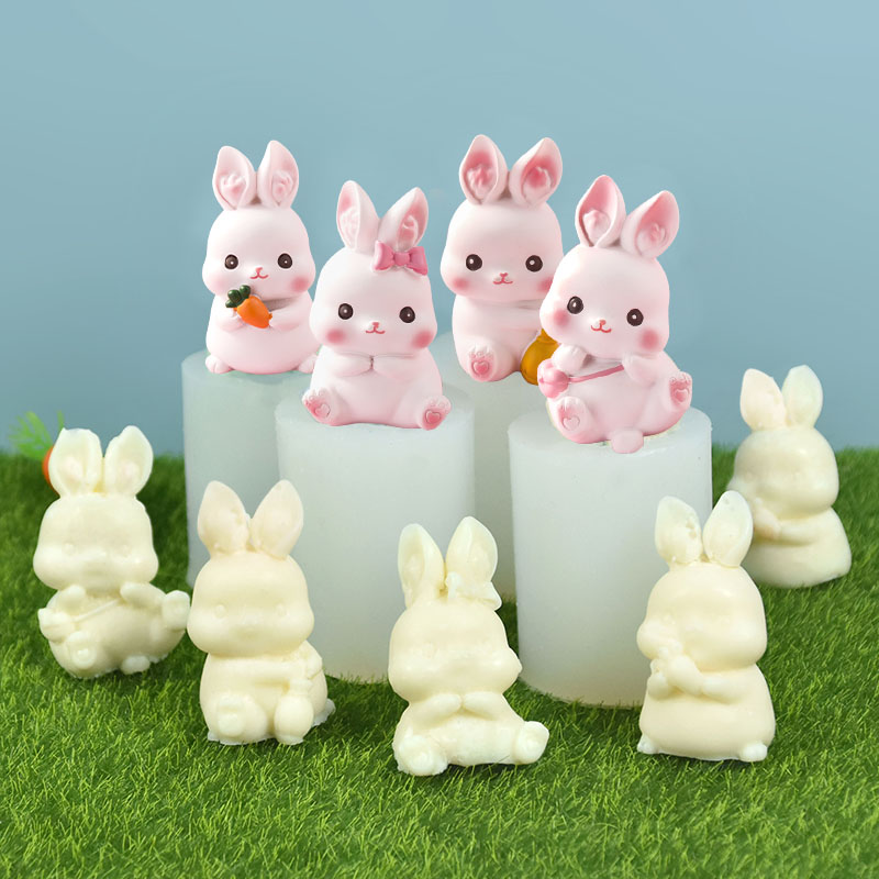 3D Easter Rabbit Silicone Mold - Bunny Cake Mold 评论和价格